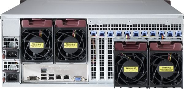 Optimized for enterprise-level server systems, Supermicro's SC842 Chassis series supports serverboards that demand high volume I/O or computational usage. The chassis is equipped with 500W / 668W / 865W / Redundant 600W high-efficiency power supply, heavy duty hot-plug fans and hot-swappable drive bays (with mobile rack upgradeability).