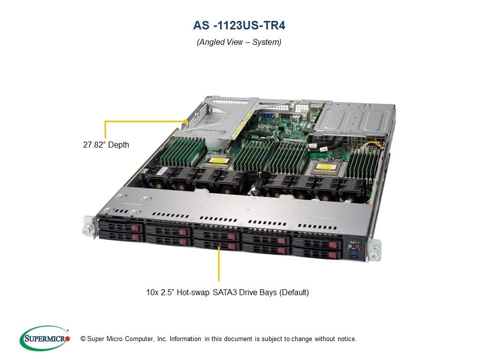 AF-8: 1U Ultra SuperServer, 23 TB