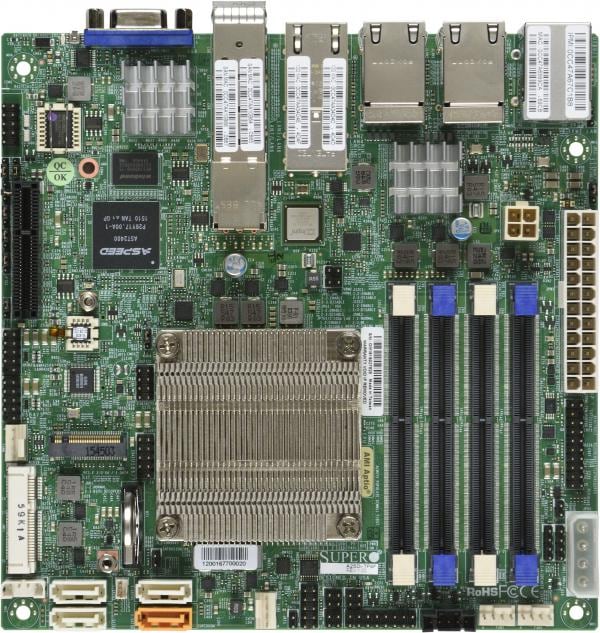 A2SDi-16C-TP8F,Embedded Mini-ITX,C3000 Atom SoC,ECC DDR4