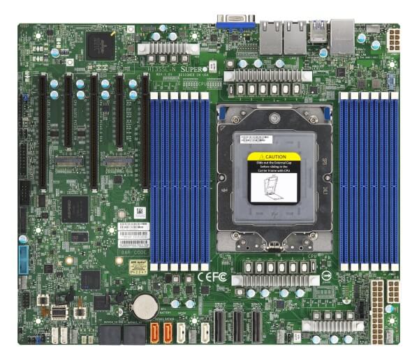 H13 AMD EPYC UP platform with socket SP5 CPU, SoC, 12x