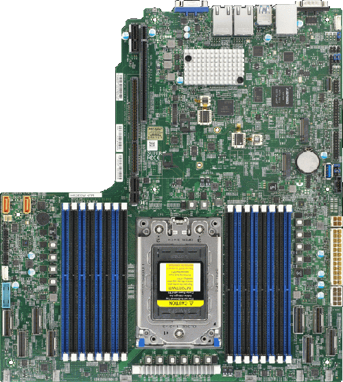 H12 AMD UP Platform W/EPYC SP3 ROME CPU SoC,16 DIMM DDR4