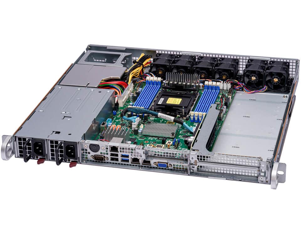 Xeon SPR Compact 1U,X13SEW-TF,CSE-515B,Titanium PSU