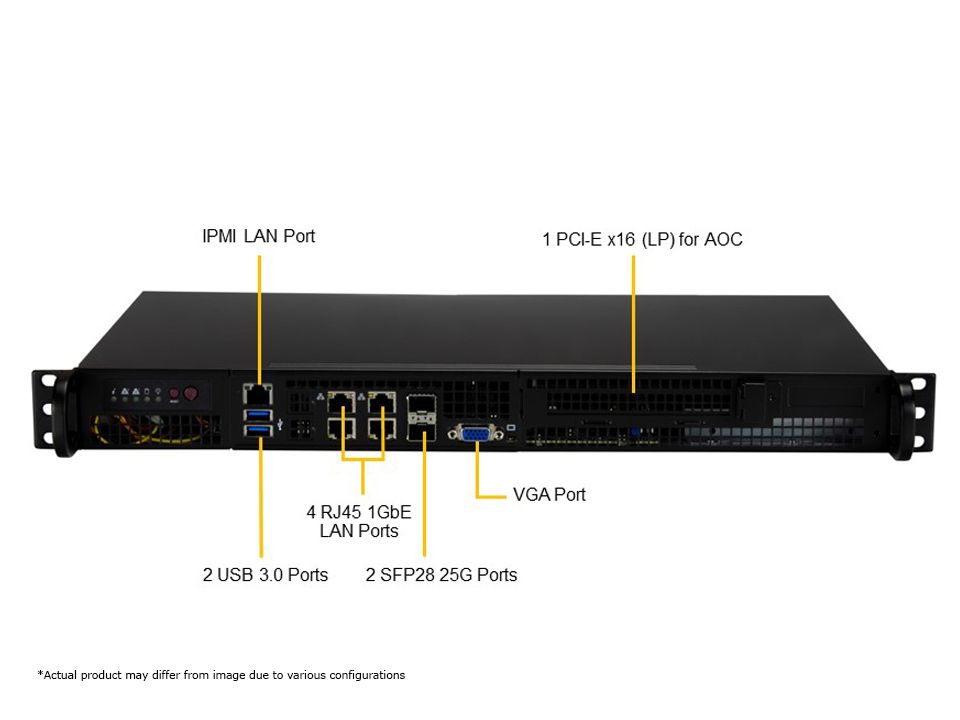 CSE-505-203B + X12SDV-4C-SP6F