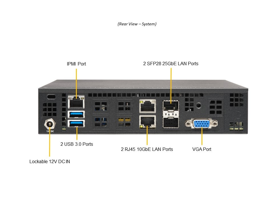 Xeon ICX-D, X12SDV-10C-SPT4F, 101F,RoHS