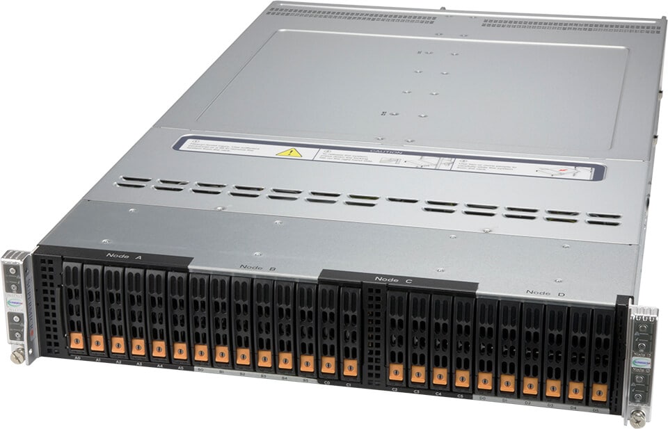 BigTwin 2U, 6x 2.5" NVMe/SAS/SATA, X12DPT-B6, CSE-217BQ