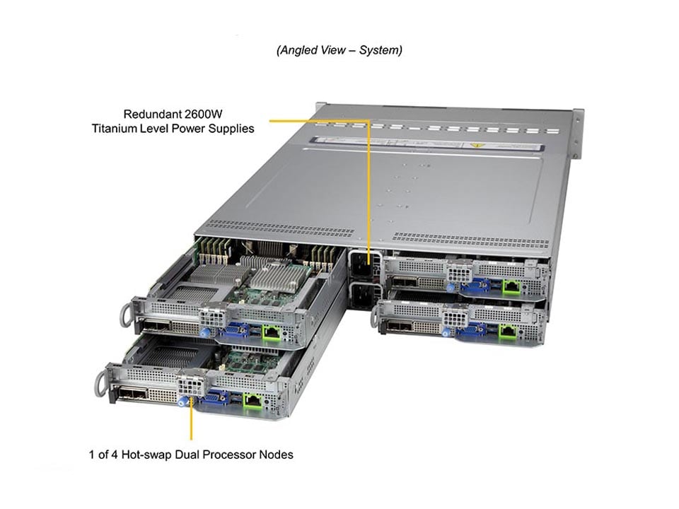 BigTwin 2U4N,6x 2.5"SAS(HW RAID)+NVMe,X12DPT-B6,217BQ