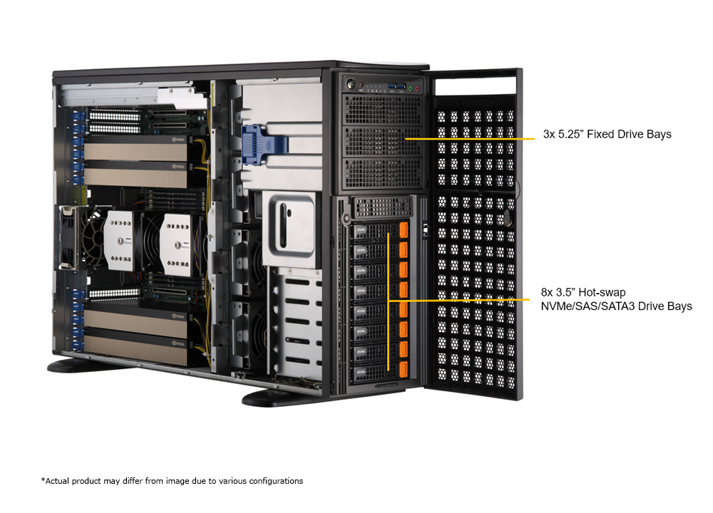 X13 4U 4GPU,X13DEG-QT-P,749TS-R2K05B,RoHS