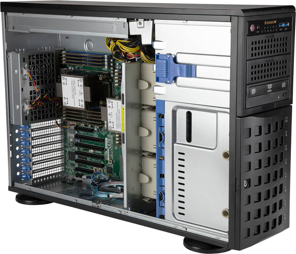 X12DPI-N6-P, CSE-745BTS-R1K23BP,4U TowerMainstreamServer