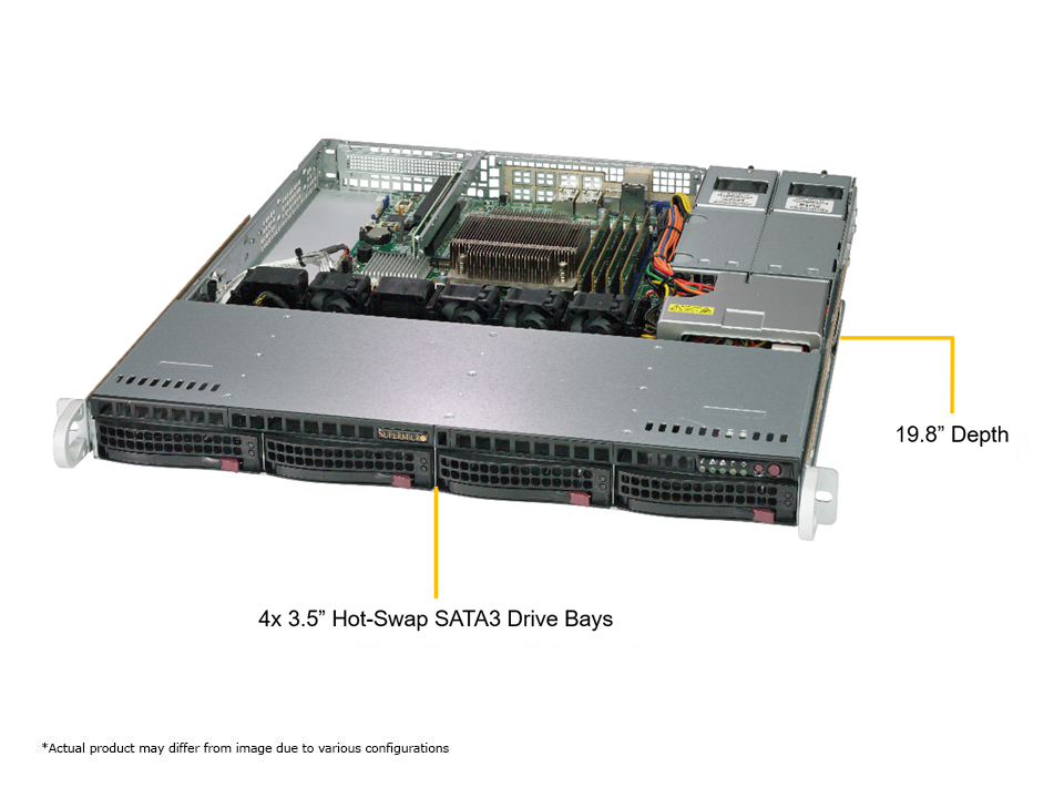 UP 1U, X11SCM-F, 813MFTQC-R407CB,HF,RoHS