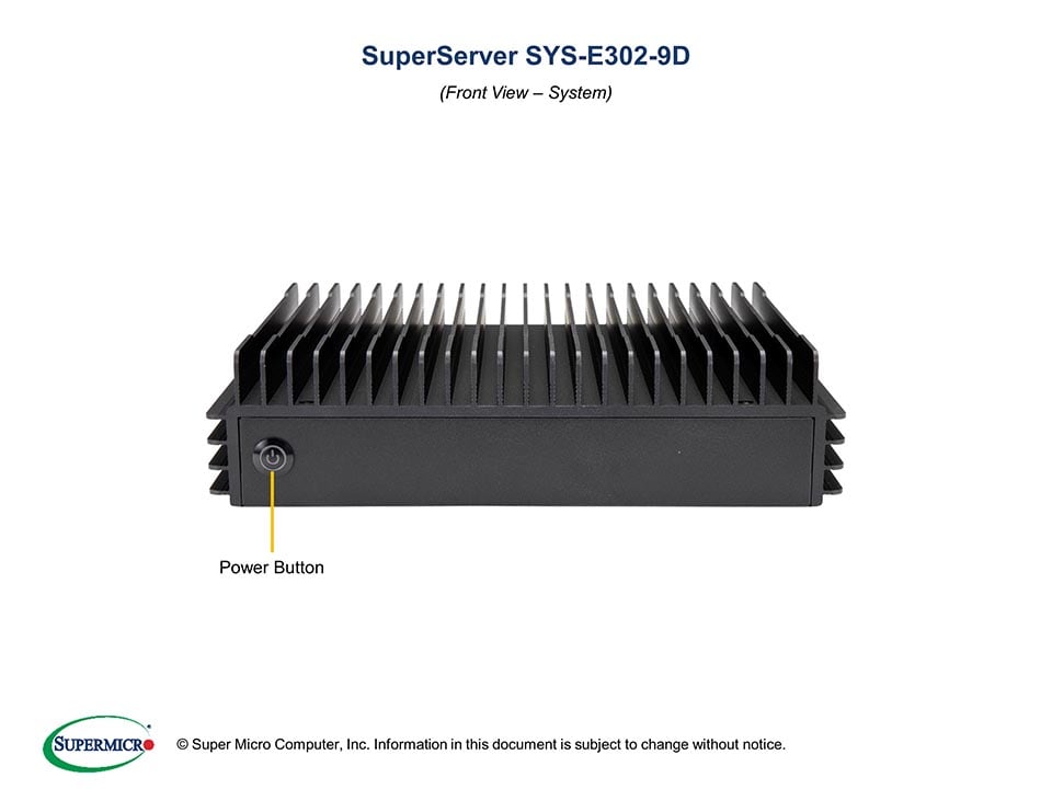 Fanless CSE-E302iL + MBD X11SDV-4C-TP8F-01-P,HF,RoHS