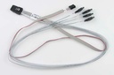 30AWG 70CM IPASS to 4 SATA W/70CM SB, S