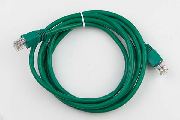 RJ45 C5E 6ft Green With Cover