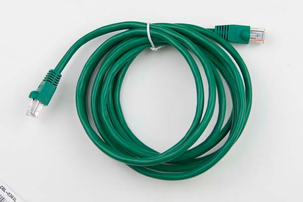 RJ45 C5E 8ft Green With Cover