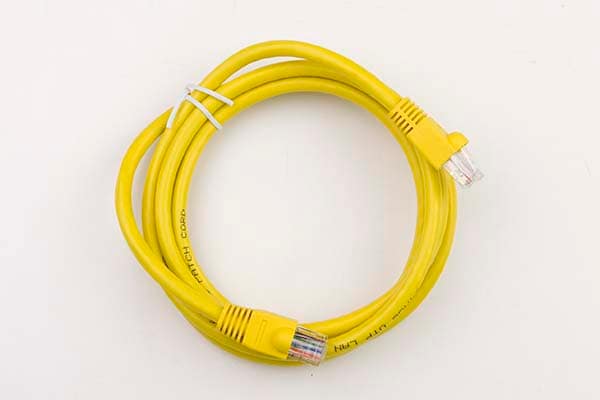 RJ45 Cat6 5ft Yellow With Cover