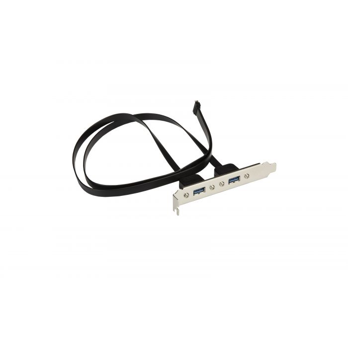 USB 3.1 B KEY TO USB 3.0A Female x2,55CM,30AWG,RoHS