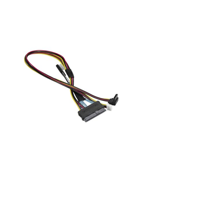 OcuLink v 1.0 R/A to PCIe SFF-8639, SATA 15pin/RA, w/ Power,