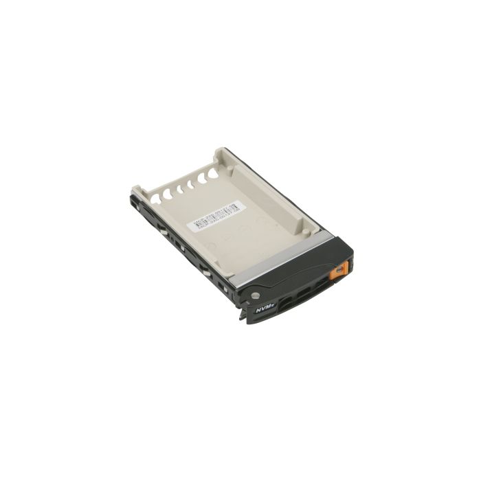 Black gen3 Hotswap 2.5 NVMe drive tray, Orange tab/Lock/Bulk