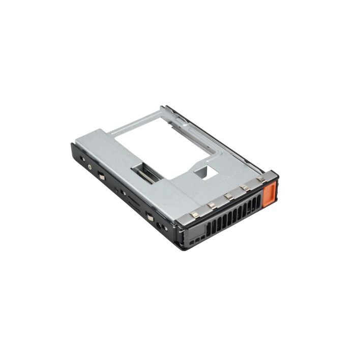 Black gen 8 hot-swap 3.5" to 2.5" Tool-less HDD tray, orange