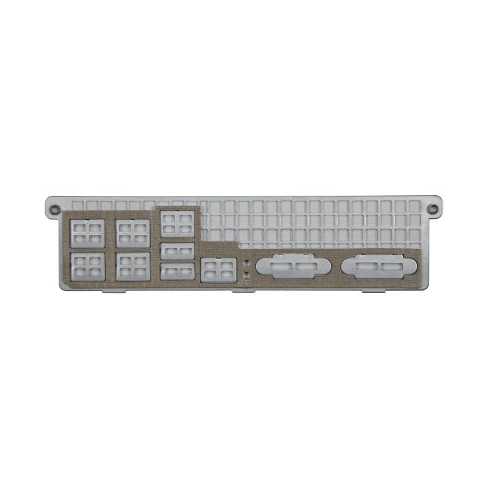 1U I/O Shield for X9DB3 with EMI Gasket,RoHS/REACH