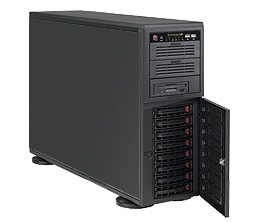 Black 4U Tower SC743AC w/SAS3, USB3, 668W PWS, HF, RoHS