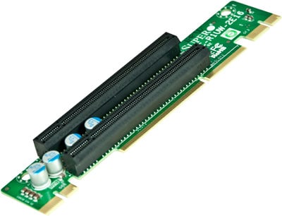 1U LHS WIO Riser card with two PCI-E x16 slots