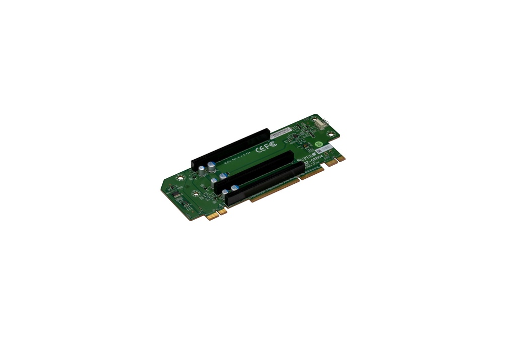 2U LHS WIO Riser card with one PCI-E 4.0 x16andtwoPCI-E4