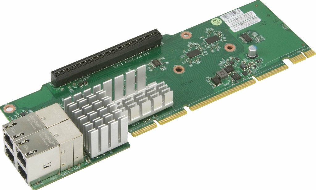 2U Ultra 4port 10G RJ45,1x PCI-E 3.0 x16,4 NVME ports(Retail