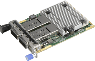 AIOM Dual Port 100GbE QSFP28, based on Broadcom BCM57508