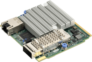 SIOM Single-port InfiniBand EDR Controller QSFP28