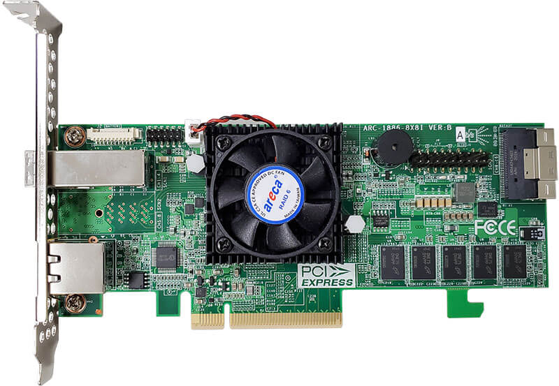 ARECA 12 PORT TRI MODE RAID PCIE 4 X8,