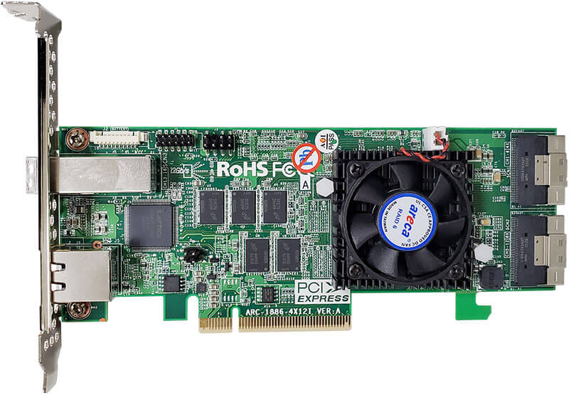 ARECA 16 PORT TRI MODE RAID PCIE 4 X8,