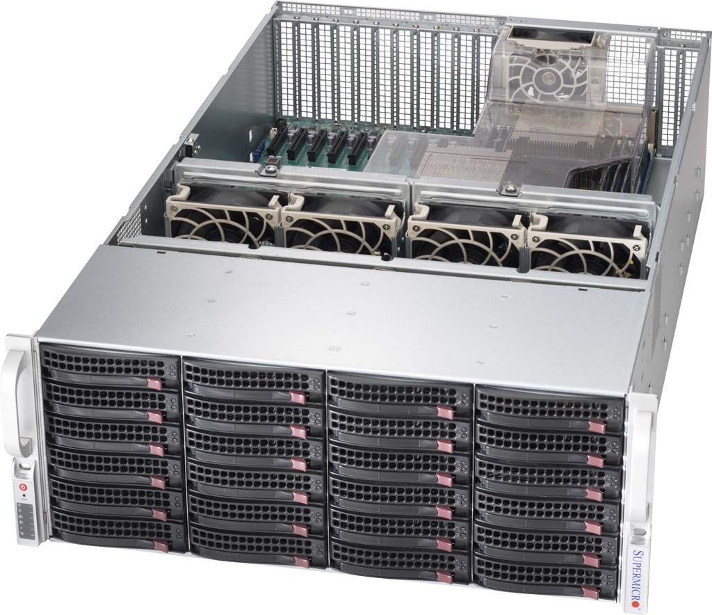 4U 846X Chassis w/ SAS3 Single Expander and 1200W PWS