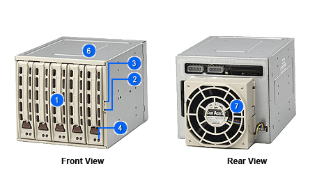 SATA MOBILE RACK CSE-M35T-1