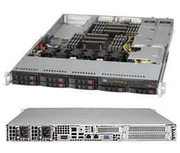 [NR]1U SC113 WIO Chassis w/ 1 PWS +1 dummy (new 24 pin PDB)