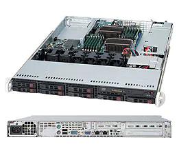 Black 1U SC113 WI/O Chassis w/ 600W