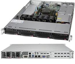 1U SC815TQC WIO Chassis w/ Redundant 500W (quick),RoHS/REACH