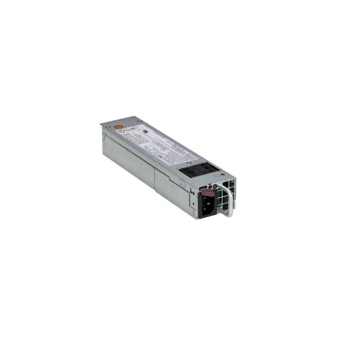 1U AC-DC 600W,AC inlet:C14,Titanium efficiency,Input:100-127