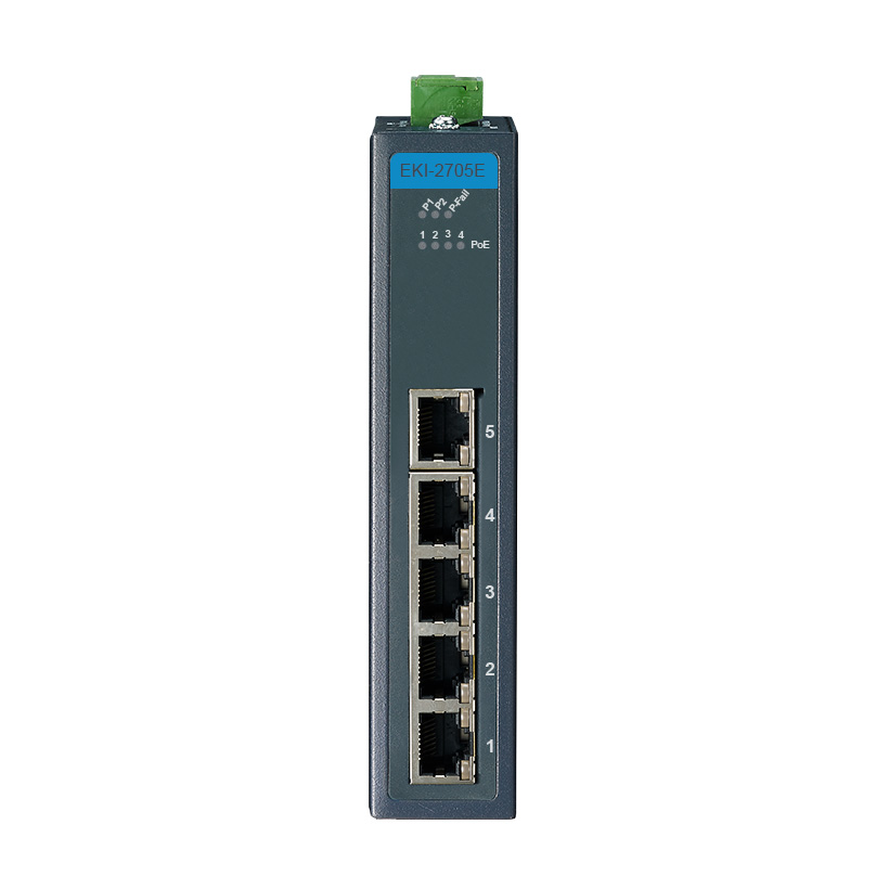 4FE+1GE Unmanaged Ind. PoE Switch W/T