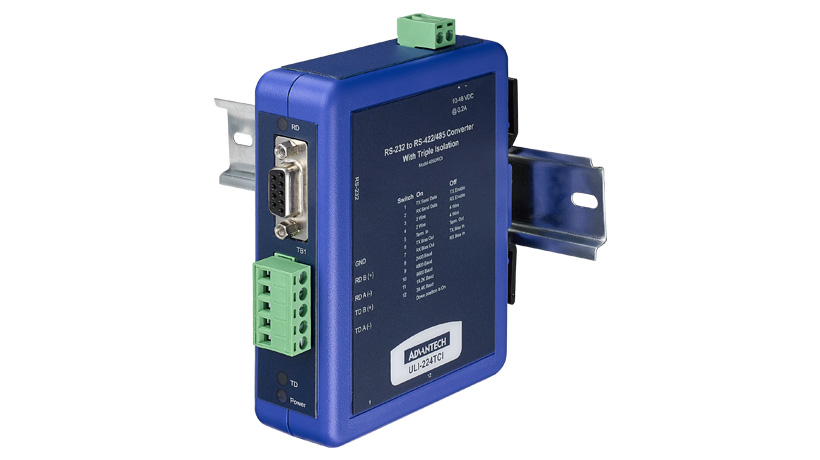 ULI-224TCI 3-Way Iso. RS-232 to RS-422/485 CNVTR