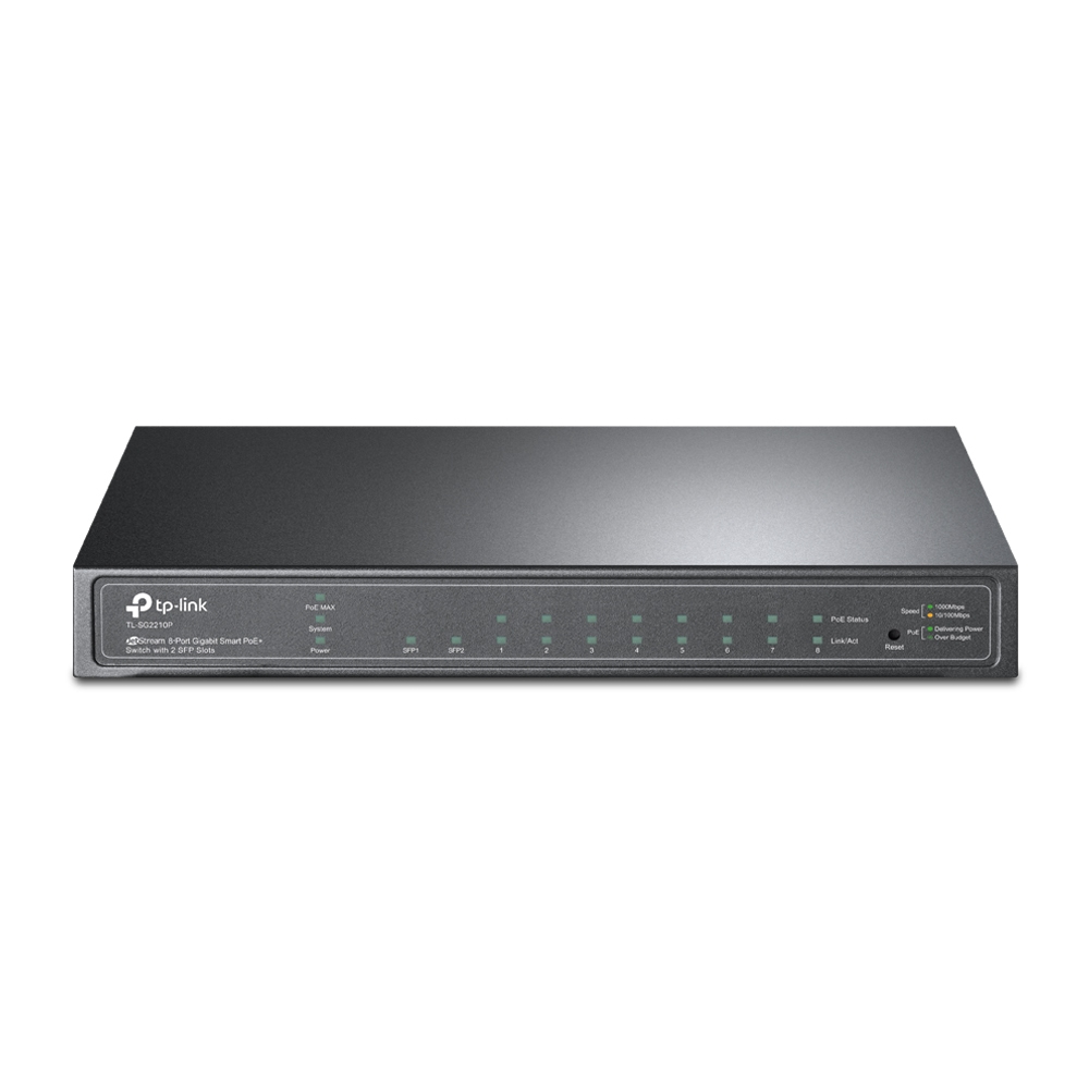 TP-Link Switch TL-SG2210P 8-Port PoE+