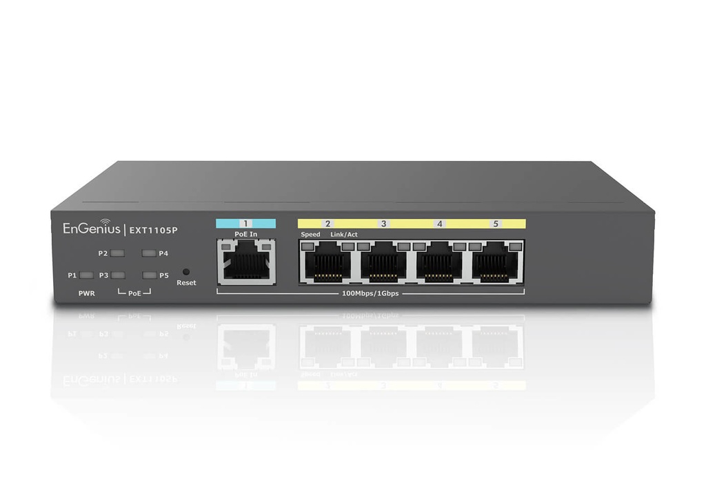 Engenius EXT1105P 4x GE PoE and 1x GE PD