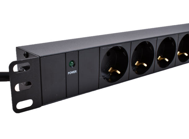 LinkIT 19" Strømskinne 8xCEE7/4 2m