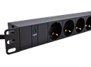 LinkIT 19" Strømskinne 8xCEE7/4 2m