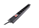 LinkIT 19" Strømskinne 7x CEE 7/4 2m
