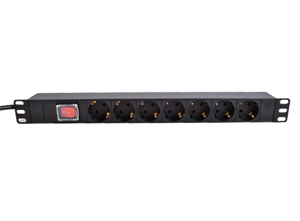 LinkIT 19" Strømskinne 7xCEE 7/4 2m