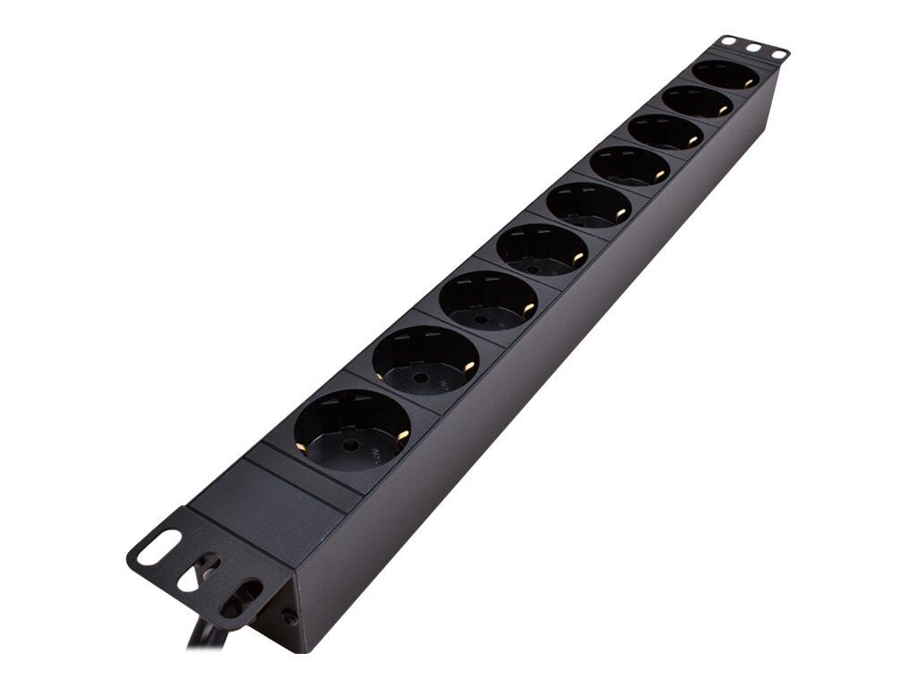 LinkIT 19" Strømskinne 9xCEE 7/4 3m