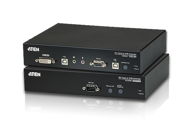Aten KVM Fiber SM Extender USB CE680