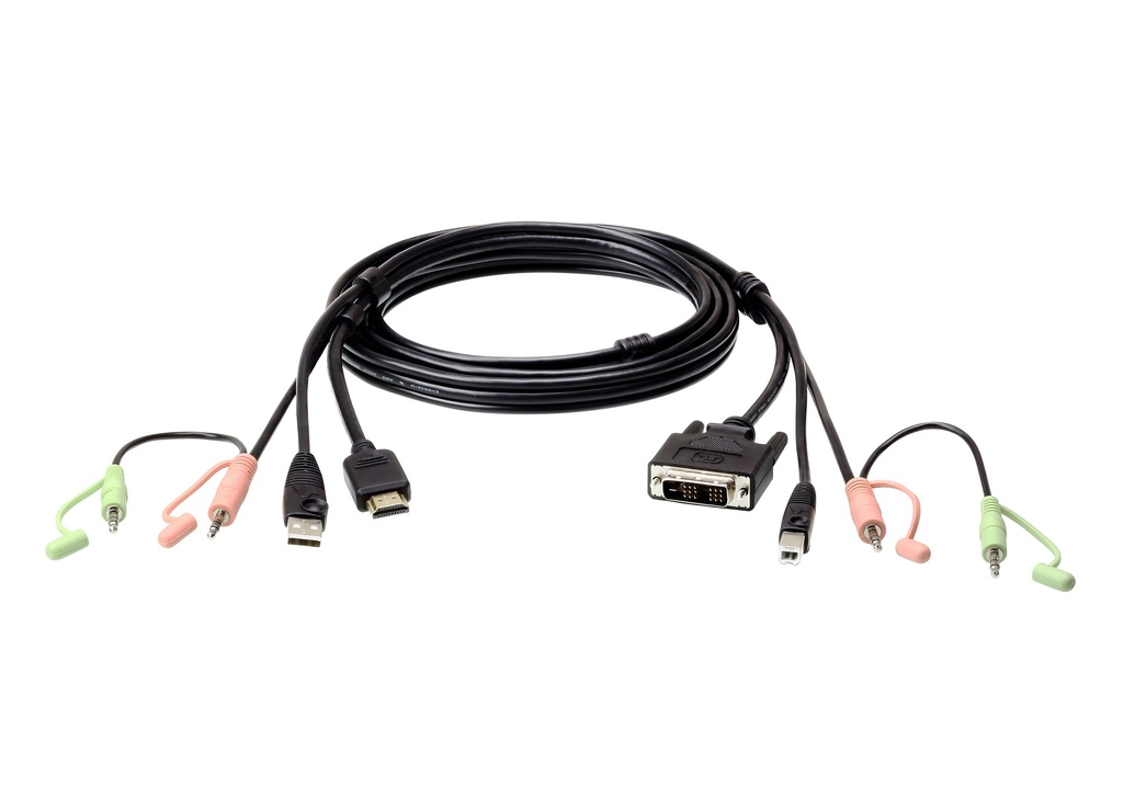 Aten KVM Cable HDMI to DVI-D with Audio
