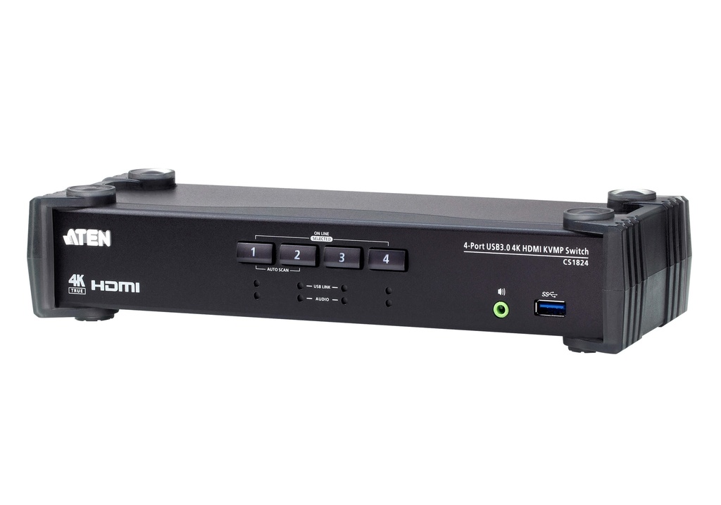 Aten KVM  4-PC 1-Bruker CS1824 4K