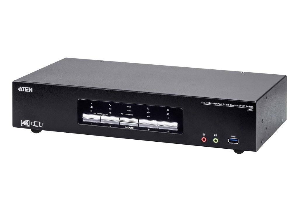 Aten KVM 4-PC 1-Bruker CS1964